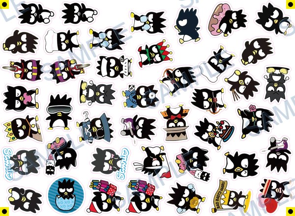 badtz-maru, sanrio, hat, cake, gifts Acrylic design A-269