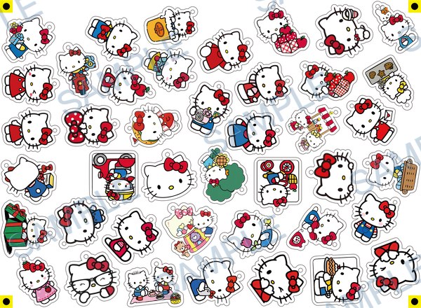hello kitty, sanrio, cat, food, gift box Acrylic design A-283-k
