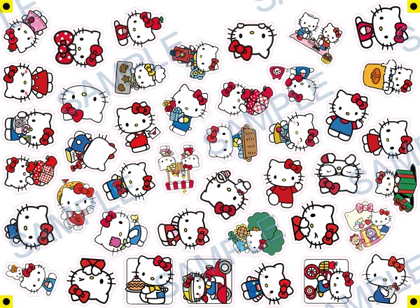hello kitty, sanrio, cat, bow, cake Acrylic design A-283