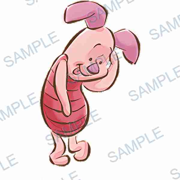 piglet, disney, pig, animal, pink Decal design B-4084