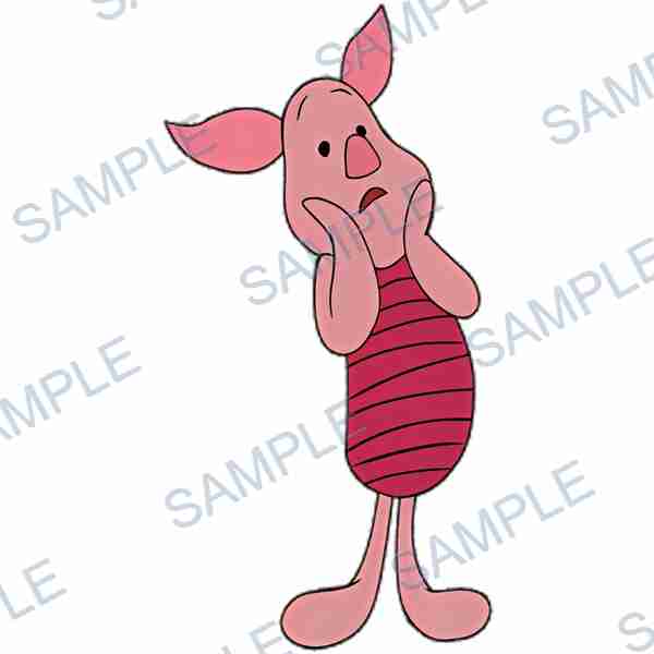 piglet, disney, winnie the pooh, pig, animal Decal design B-4249