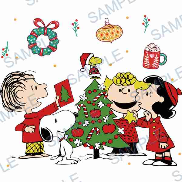 charlie brown, snoopy, woodstock, lucy van pelt, sally brown DTF design D-5787