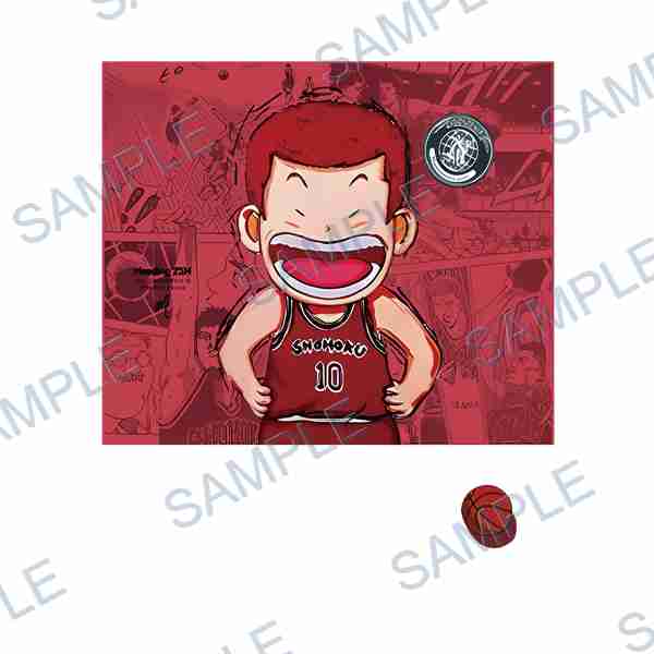 hanamichi sakuragi, slam dunk, basketball, jersey, anime character DTF design D-7862