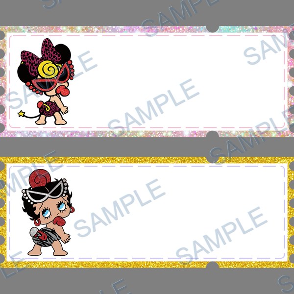hysmini, hys teric glamour, 名前シール, name stickers, sticky notes DTF design D-8358