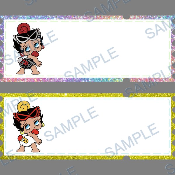 hysmini, hys teric glamour, 名前シール, name stickers, sticky notes DTF design D-8361