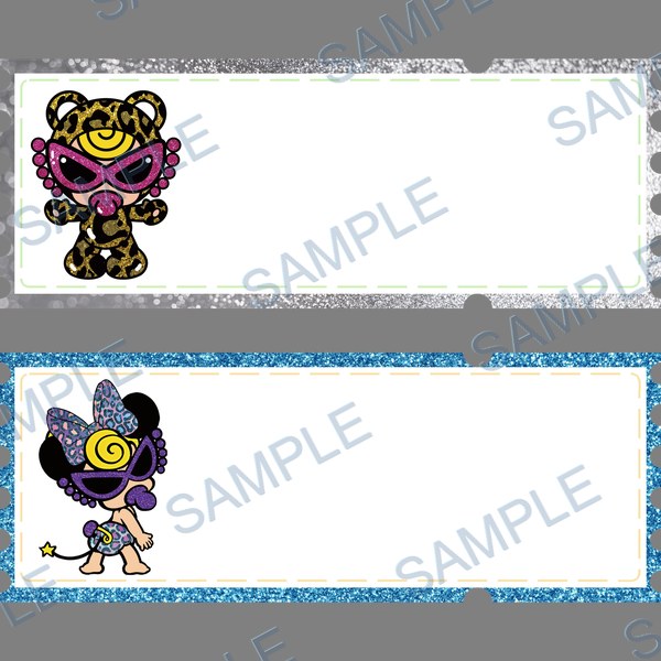 hysmini, hys teric glamour, 名前シール, name stickers, sticky notes DTF design D-8364