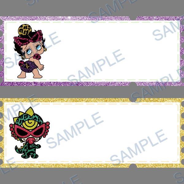 hysmini, hys teric glamour, 名前シール, name stickers, sticky notes DTF design D-8375