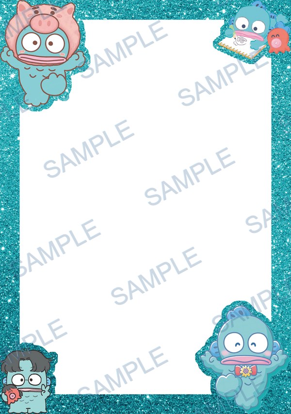 bad badtz maru, sanrio, monster, pig hat, donut Acrylic design F-355