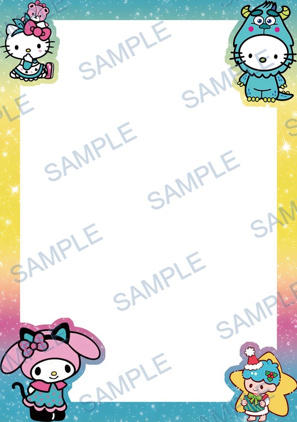 hello kitty, my melody, little twin stars, sanrio, bear Acrylic design F-368