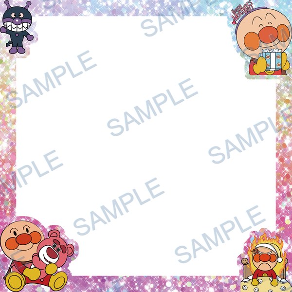 anpanman, baikinman, teddy bear, gift, bed Acrylic design F-693