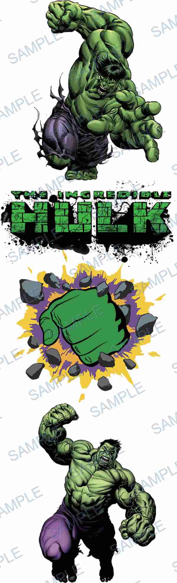 hulk, marvel, fist, text, rocks Pen Wrap design P-18390