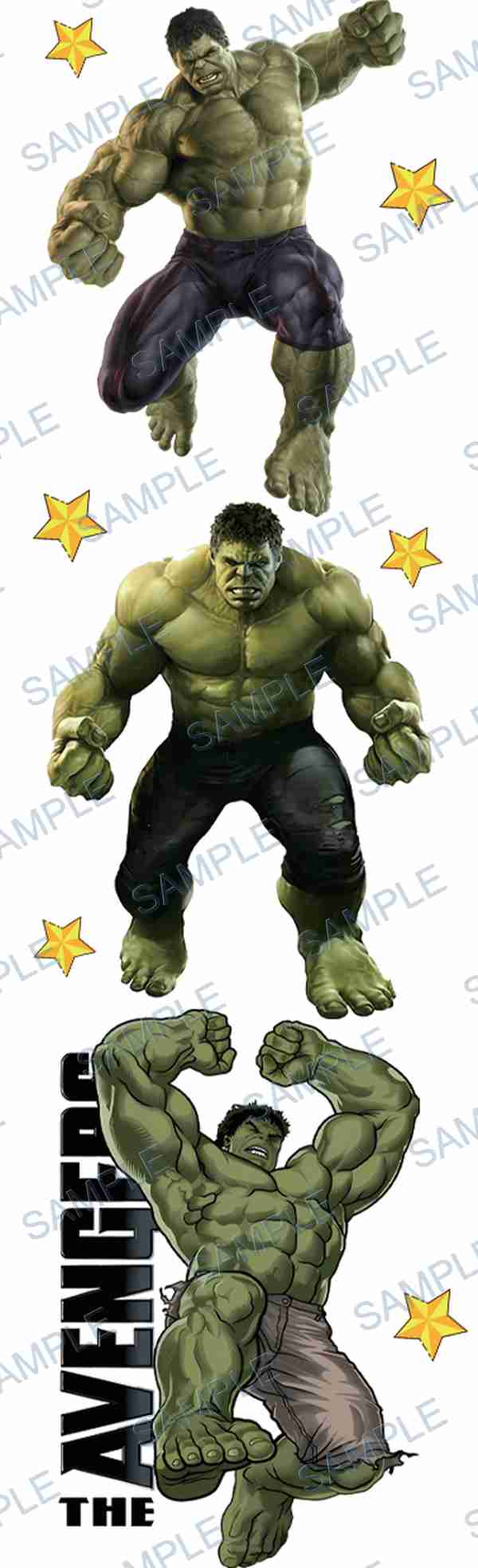 hulk, marvel, superhero, muscles, stars Pen Wrap design P-18392