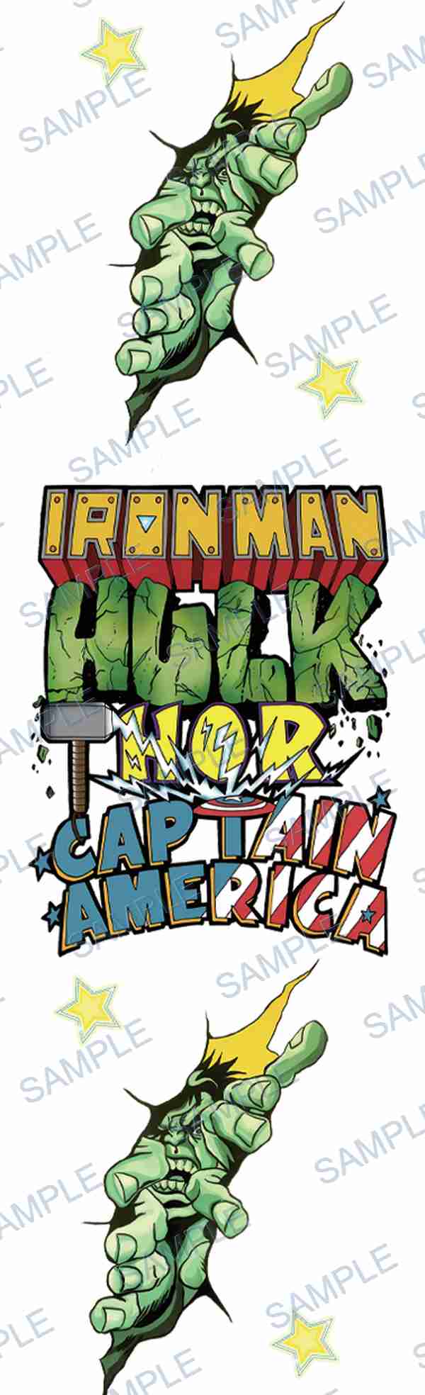 hulk, iron man, thor, captain america, marvel Pen Wrap design P-18395