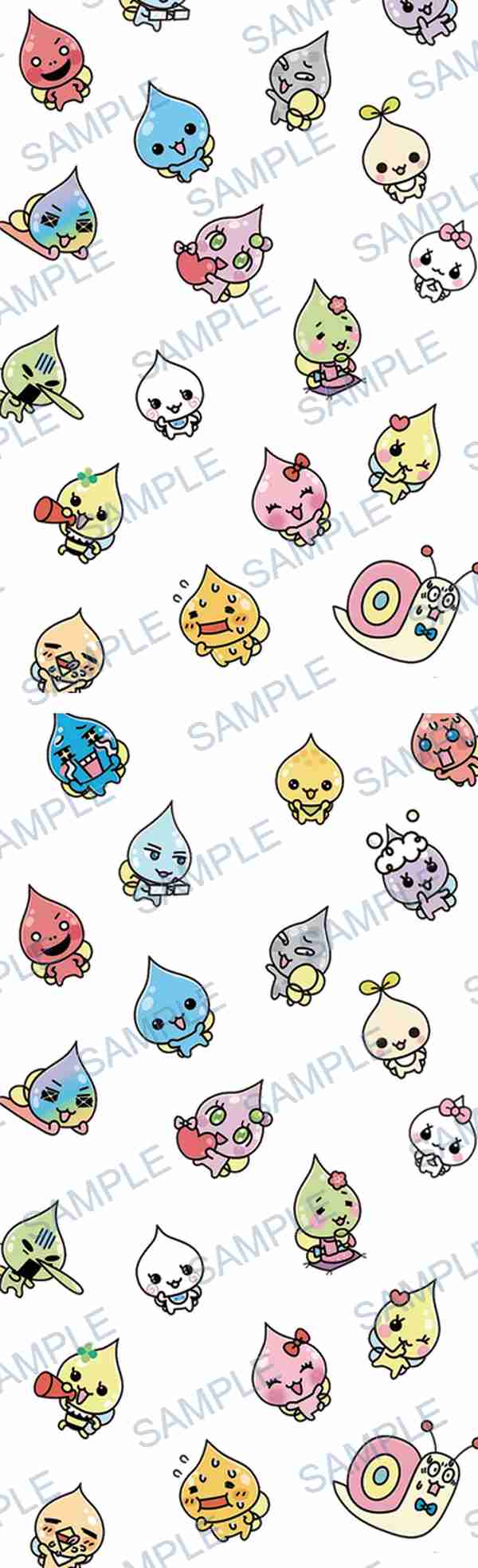 drop, onion, snail, heart, megaphone Pen Wrap design P-18403