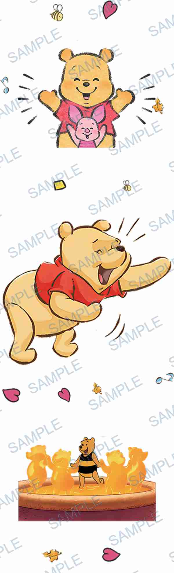 winnie the pooh, piglet, disney, bear, pig Pen Wrap design P-18593