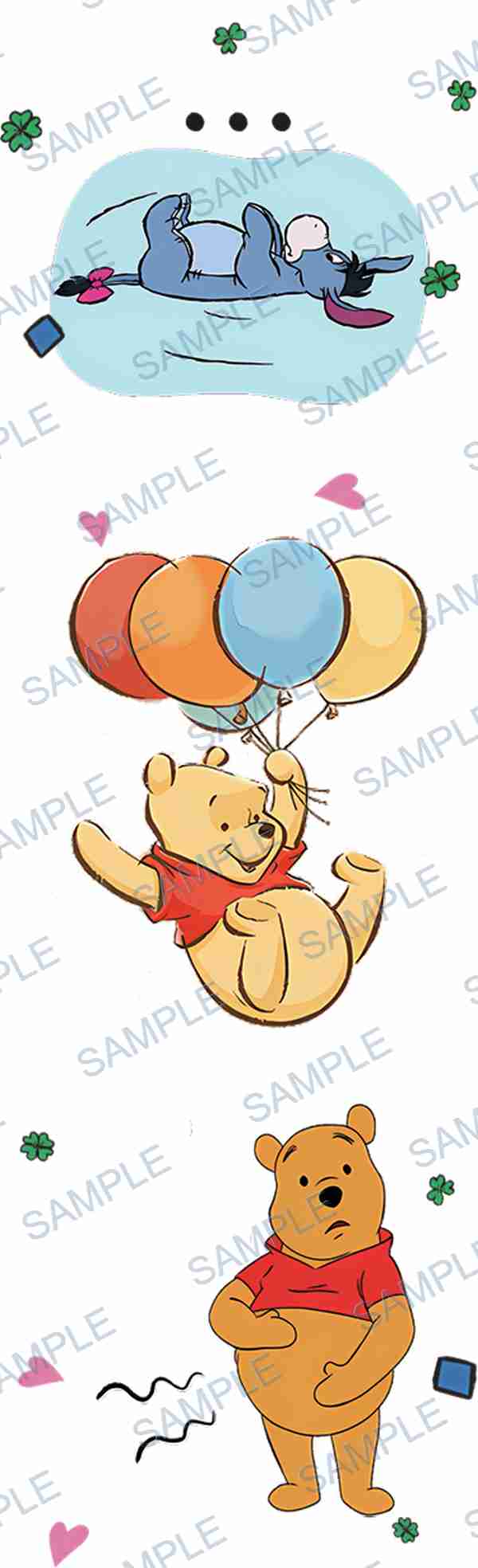 eeyore, winne the pooh, disney, donkey, bear Pen Wrap design P-18601