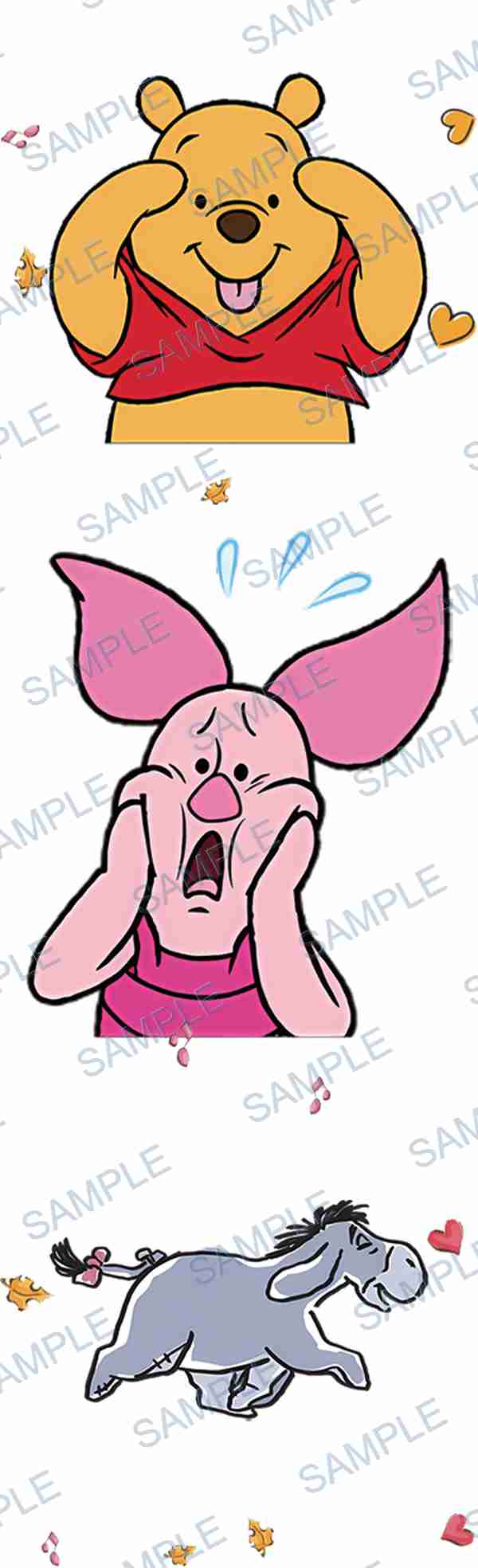 winnie the pooh, piglet, eeyore, disney, bear Pen Wrap design P-18613