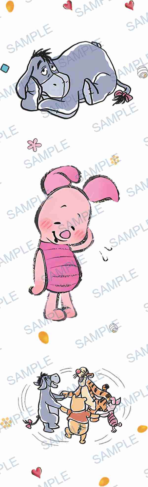 eeyore, piglet, tigger, winnie the pooh, disney Pen Wrap design P-18617