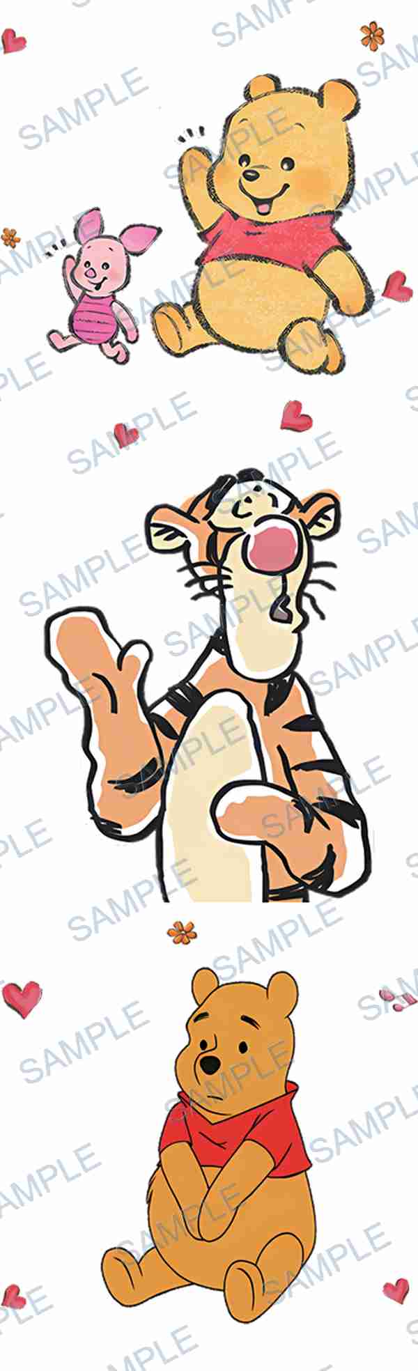 winnie the pooh, piglet, tigger, disney, bear Pen Wrap design P-18625