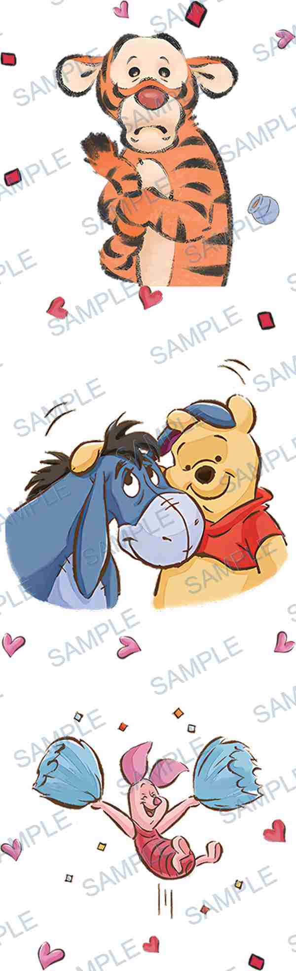 tigger, eeyore, winne the pooh, piglet, disney Pen Wrap design P-18639