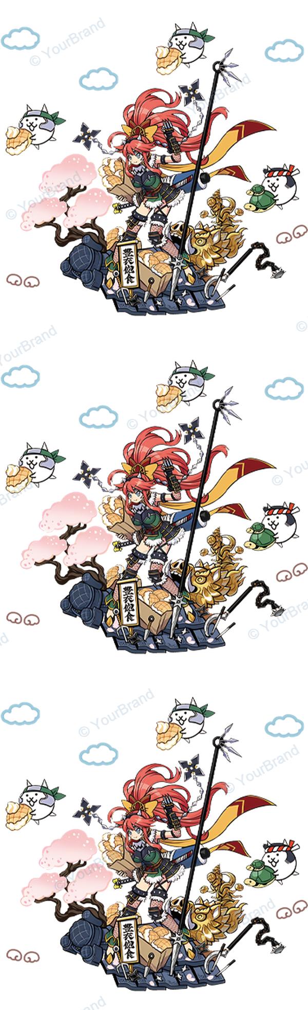 にゃんこ大戦争 Pen Wrap design P-20292