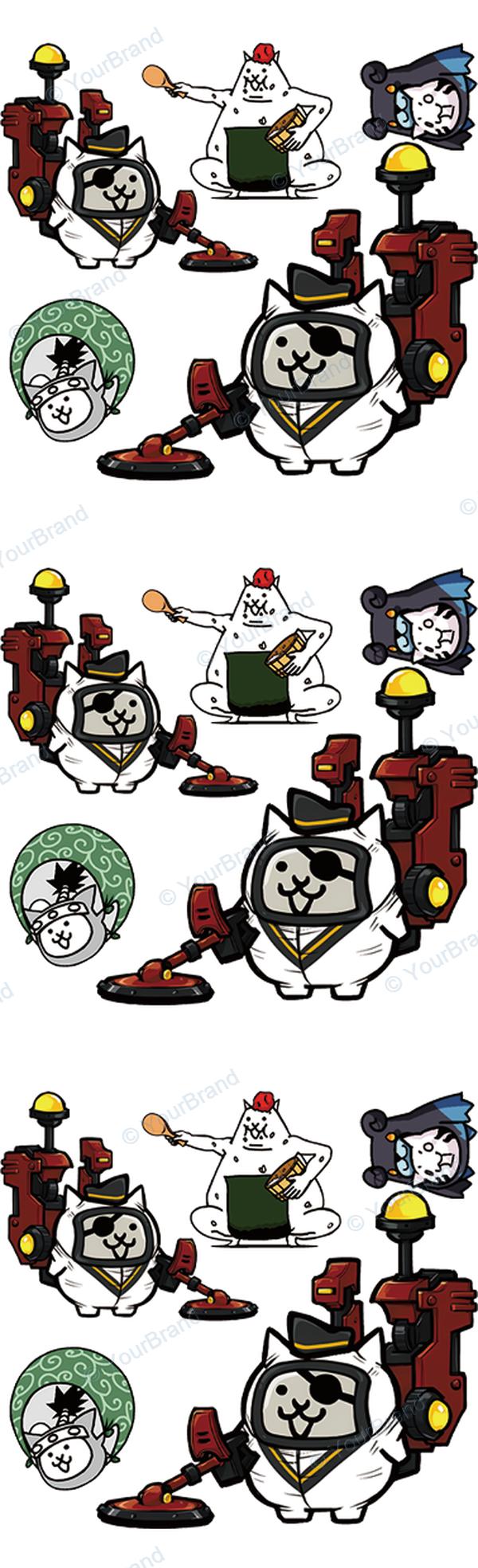 にゃんこ大戦争 Pen Wrap design P-20294