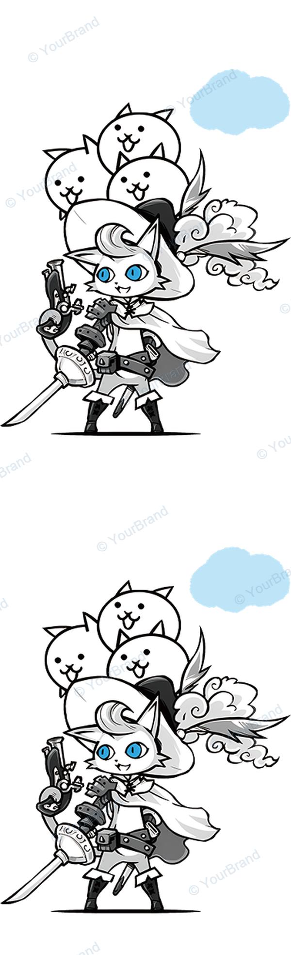 にゃんこ大戦争 Pen Wrap design P-20314