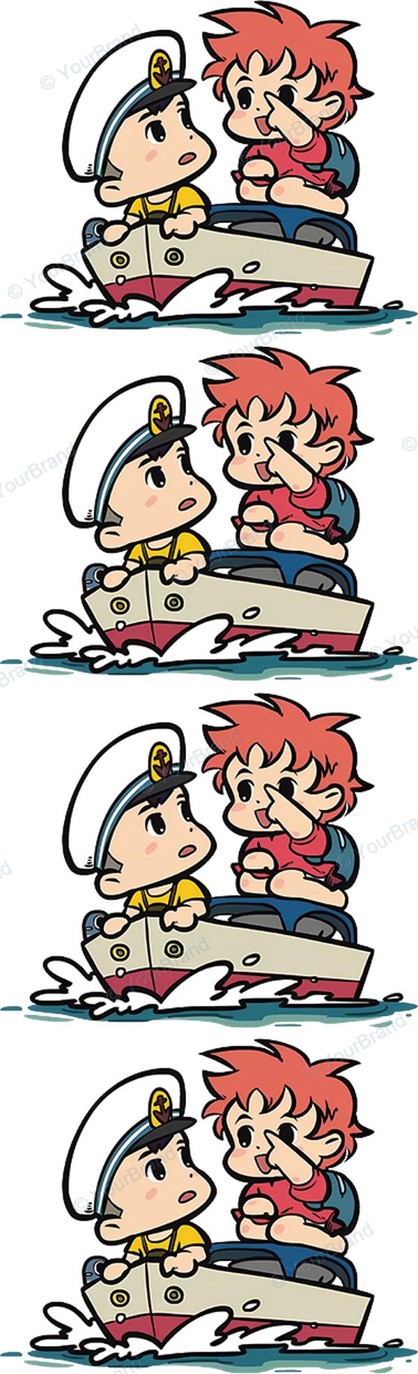 ポニョ, ponyo, studio ghibli Pen Wrap design P-20561