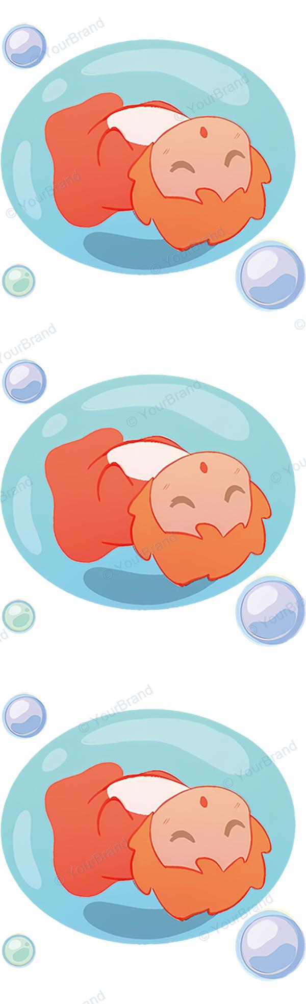 ポニョ, ponyo, studio ghibli Pen Wrap design P-20566