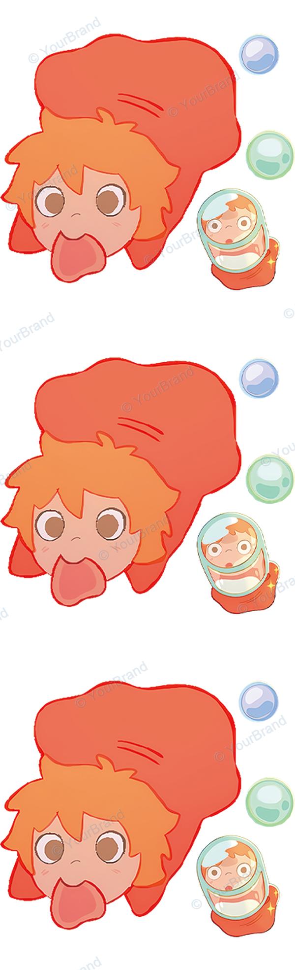 ポニョ, ponyo, studio ghibli Pen Wrap design P-20568