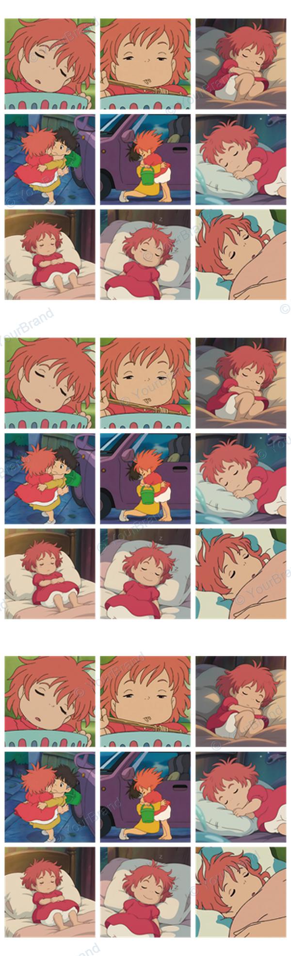ポニョ, ponyo, studio ghibli Pen Wrap design P-20573