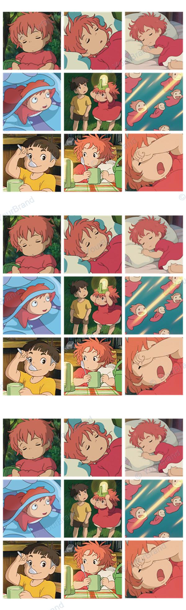 ポニョ, ponyo, studio ghibli Pen Wrap design P-20574