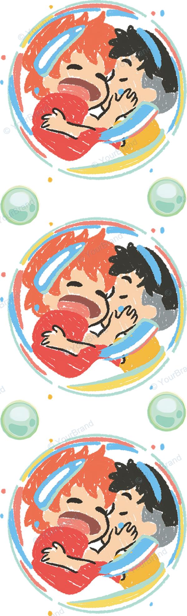 ポニョ, ponyo, studio ghibli Pen Wrap design P-20577