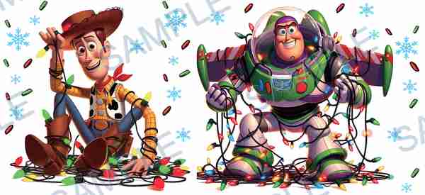 woody, buzz lightyear, disney, pixar, toy story Cup Wrap design W-14727