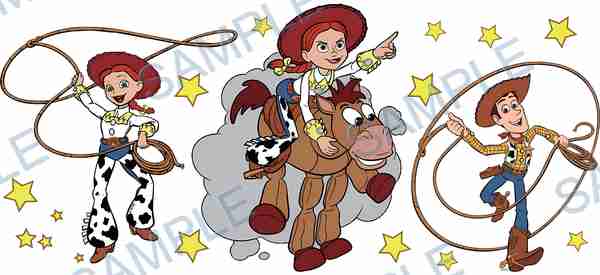 jessie, woody, bullseye, disney, pixar Cup Wrap design W-14760