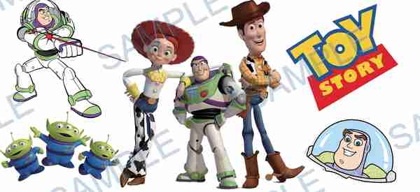 buzz lightyear, woody, jessie, alien, disney Cup Wrap design W-14775