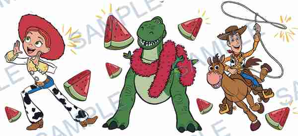 jessie, woody, rex, bullseye, disney Cup Wrap design W-14817