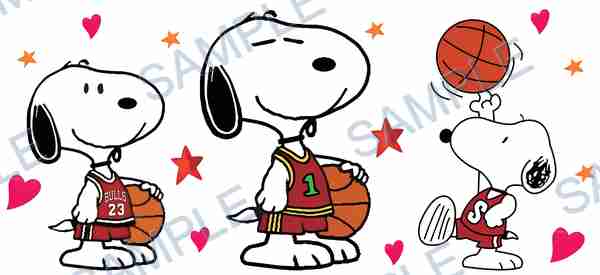 snoopy, chicago bulls, peanuts, nba, dog Cup Wrap design W-15242
