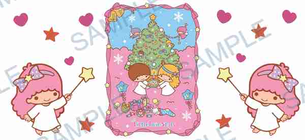 little twin stars, sanrio, christmas tree, gifts, cake Cup Wrap design W-15810
