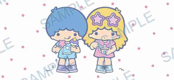 little twin stars, sanrio, ice cream, star, drink Cup Wrap design W-15825