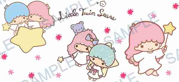 little twin stars, sanrio, star, wand, bear Cup Wrap design W-15829