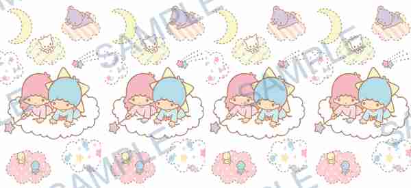 little twin stars, sanrio, cloud, star, moon Cup Wrap design W-15837