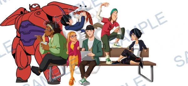 big hero 6, ベイマックス Cup Wrap design W-16395