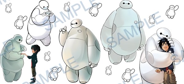 big hero 6, ベイマックス Cup Wrap design W-16404