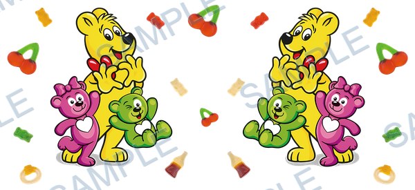 haribō, ハリボー Cup Wrap design W-16412