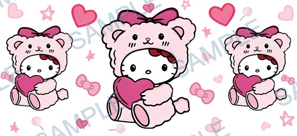 hello kitty, sanrio Cup Wrap design W-16459