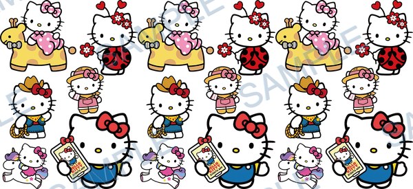 hello kitty, sanrio Cup Wrap design W-16462