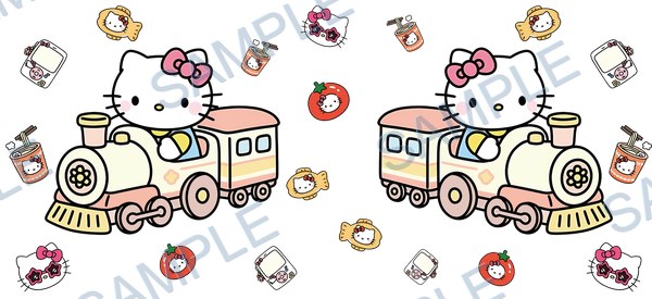 hello kitty, sanrio Cup Wrap design W-16463