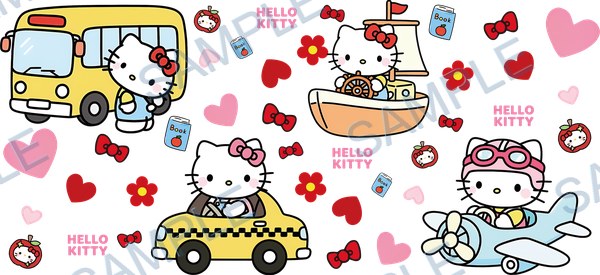 hello kitty, sanrio Cup Wrap design W-16464