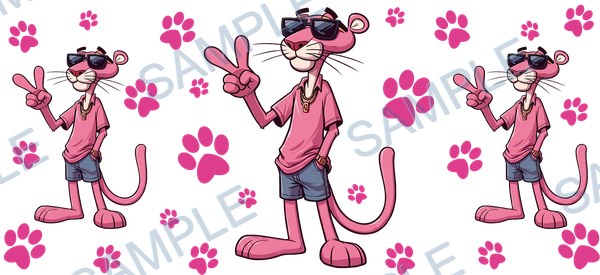 pink panther, ピンクパンサー, 핑크 팬더 Cup Wrap design W-16561